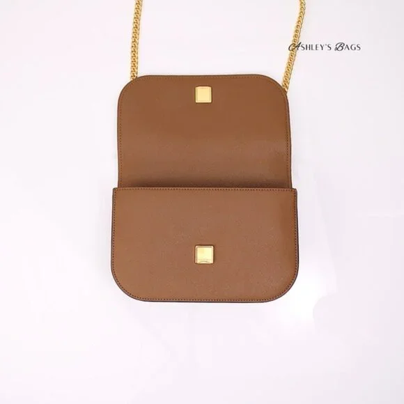 Tory Burch Emerson East West Flap Shoulder Bag Crossbody & Card Holder Moose